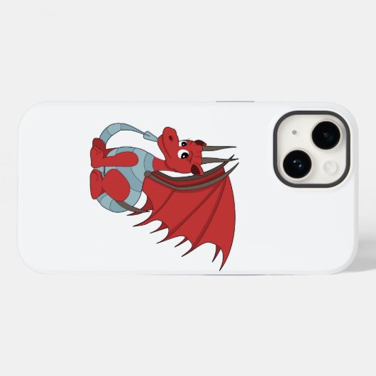 Red Dragon Cartoon Case-Mate iPhone Case (Achterkant (horizontaal))