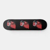 Red Dragon Cartoon Skateboard (Horizontaal)