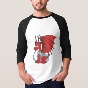Red Dragon Cartoon T-shirt