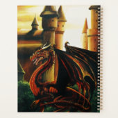 Red Dragon Castle Fantasy Planner (Achterkant)