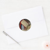 Red Dragon Cheese Ronde Sticker (Envelop)