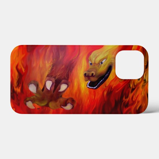 Red Dragon Claw Case-Mate iPhone Case (Achterkant (horizontaal))