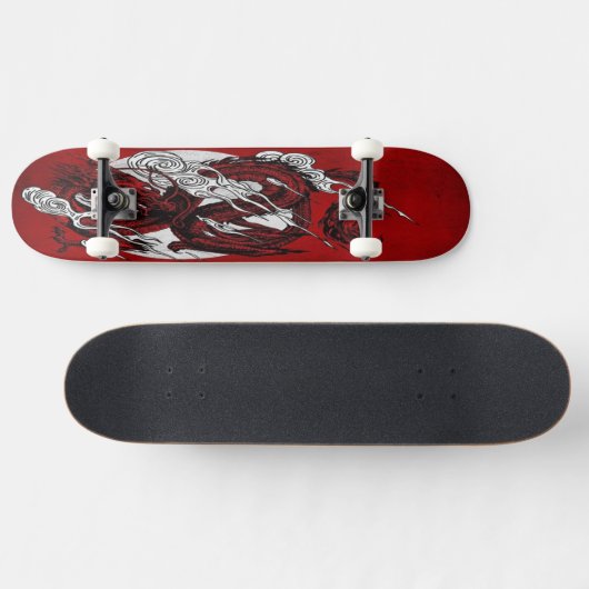 RED DRAGON FIGHTER SKATEBOARD (Horz)