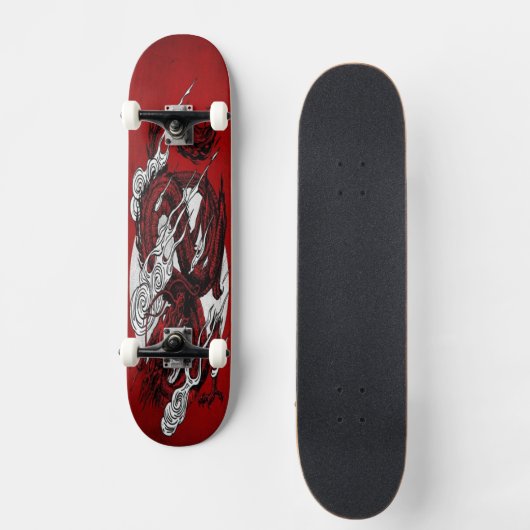 RED DRAGON FIGHTER SKATEBOARD (Recto)