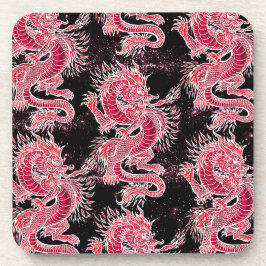 Red Dragon Galaxy Bier Onderzetter