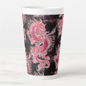 Red Dragon Galaxy Latte Mok (Voorkant)
