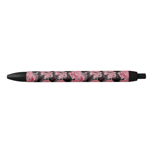 Red Dragon Galaxy Zwarte Inkt Pen (Voorkant)