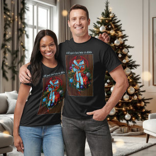 Red Dragon Kerstkrans T-shirt