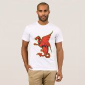 Red Dragon Mannen T-Shirt (Voorkant volledig)