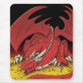 Red Dragon Mousepad Muismat (Voorkant)