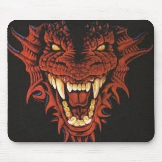 Red Dragon Mousepad Muismat (Voorkant)