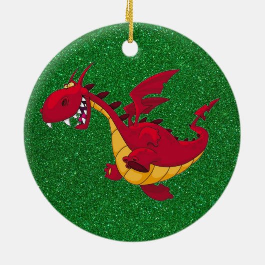 red dragon ornament (Achterkant)