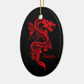 Red dragon Ornament (Links)