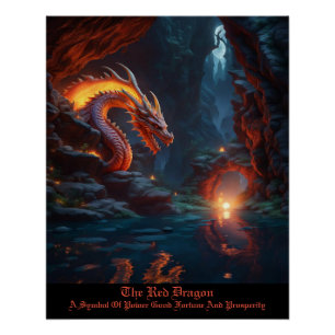 Red Dragon Perfect Poster