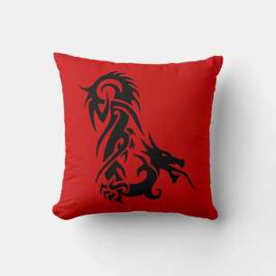 Red Dragon Pillow Kussen