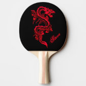 Red Dragon Ping Pong Paddle Tafeltennisbatje (Achterkant)