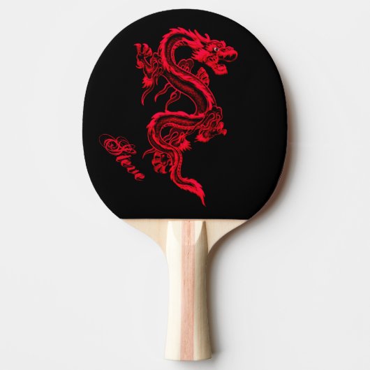 Red Dragon Ping Pong Paddle Tafeltennisbatje (Voorkant)