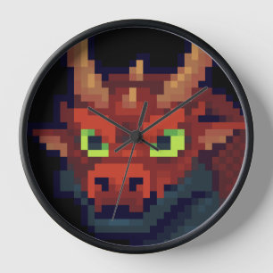 Red Dragon, pixel art