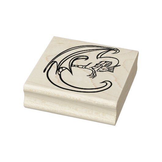 Red Dragon Rubberstempel (Stempel)