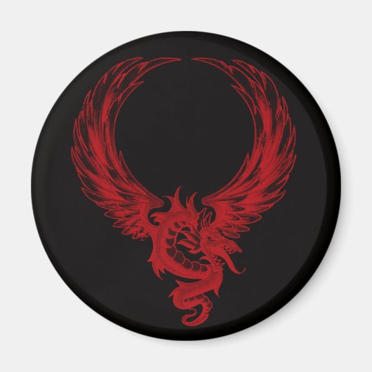 Red Dragon Ryuu Magnet (Devant)
