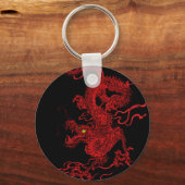Red Dragon Sleutelhanger (Voorkant)
