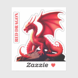 RED DRAGON STICKER