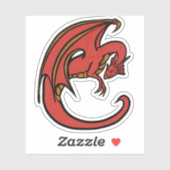 Red Dragon Sticker (Vel)