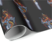 Red Dragon Sword Fantasy Cadeaupapier (Rol Hoek)