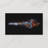 Red Dragon Sword Fantasy Visitekaartje (Achterkant)