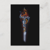 Red Dragon Sword Rozen Fantasy Informatiekaartje (Achterkant)