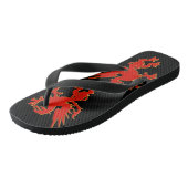 Red Dragon Teenslippers (Schuin)