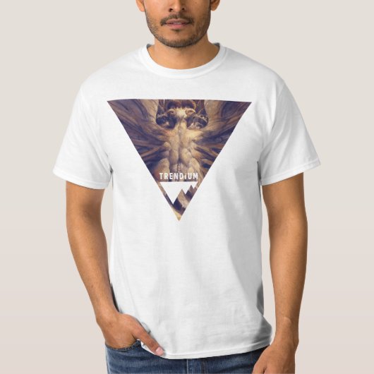 Red Dragon Triangle Trendium Authentic T-shirt (Voorkant)