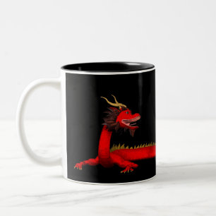 Red Dragon Tweekleurige Koffiemok