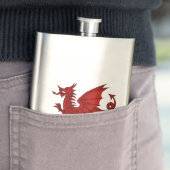 Red Dragon van Wales Heupfles (Voorbeeld)