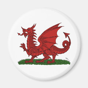 Red Dragon van Wales Magneet