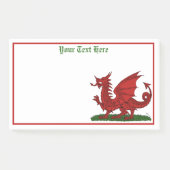 Red Dragon van Wales Post-it® Notes (Voorkant)