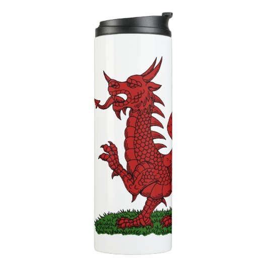 Red Dragon van Wales Thermosbeker (Gedraaid links)