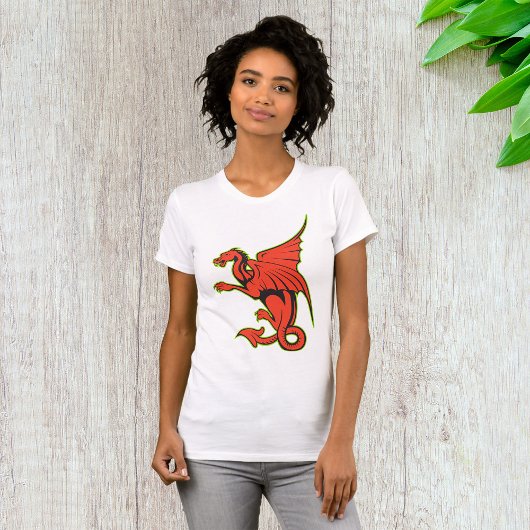 Red Dragon Womens T-shirt