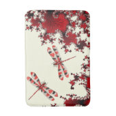Red Dragonflies Bath Mat (Voorkant Verticaal)
