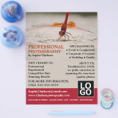 Red Dragonfly, Fotografie, Fotografe hire Flyer (Enkel)