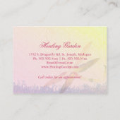 Red Dragonfly Massage Therapeut Visitekaartje (Achterkant)