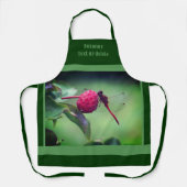 Red Dragonfly Natuur - Gepersonaliseerd Schort (Voorkant)