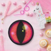 Red Dragons Eye Papieren Bordje (Feest)