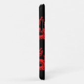 Red Dragons Mystical Creattern Pattern Black Case-Mate iPhone Case (Achterkant/rechts)