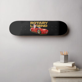 RED DRIFT RACING ROTARY LEGEND ANIME STIJL SKATEBOARD
