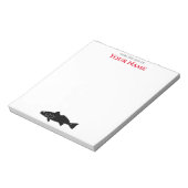 Red Drum Fish - gepersonaliseerd Notitieblok (Gedraaid)