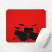 Red Drum Vector Muismat (Met muis)