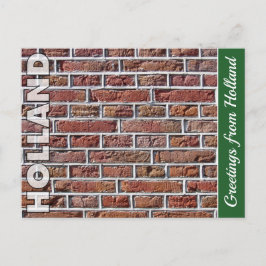  Red Dutch Brickwork Foto Briefkaart