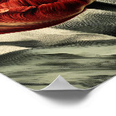 Red Dutch tulips Poster (Hoek)