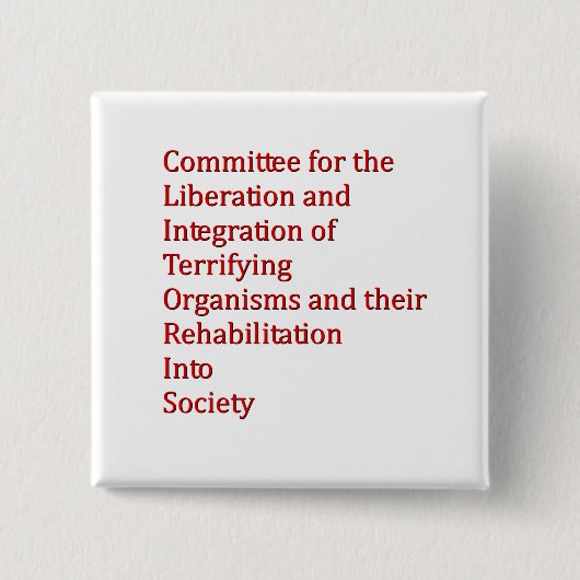 Red Dwarf Vierkante Button 5,1 Cm (Voorkant)